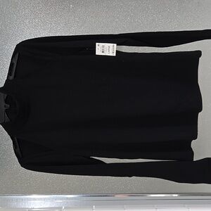 INC Black blouse w/ shoulder cut outs